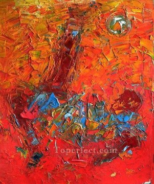 By Palette Knife Painting - football 03 with palette knife